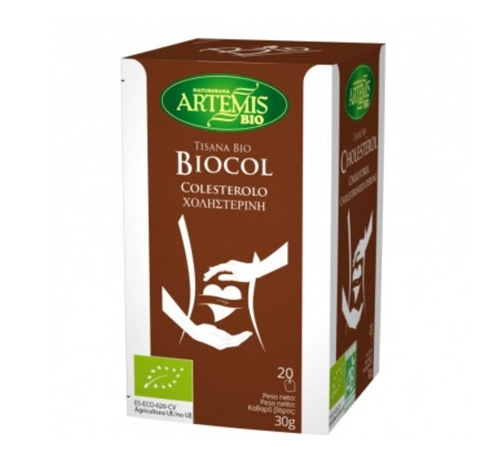 Infusión Biocol 20 Filtros ARTEMIS - Ayuda Natural para Reducir el Colesterol