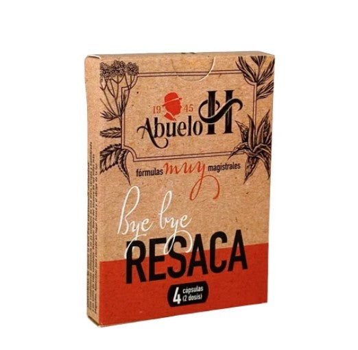 Bye Bye Resaca (4 Cápsulas) - Despierta Fresco Después de una Noche de Fiesta