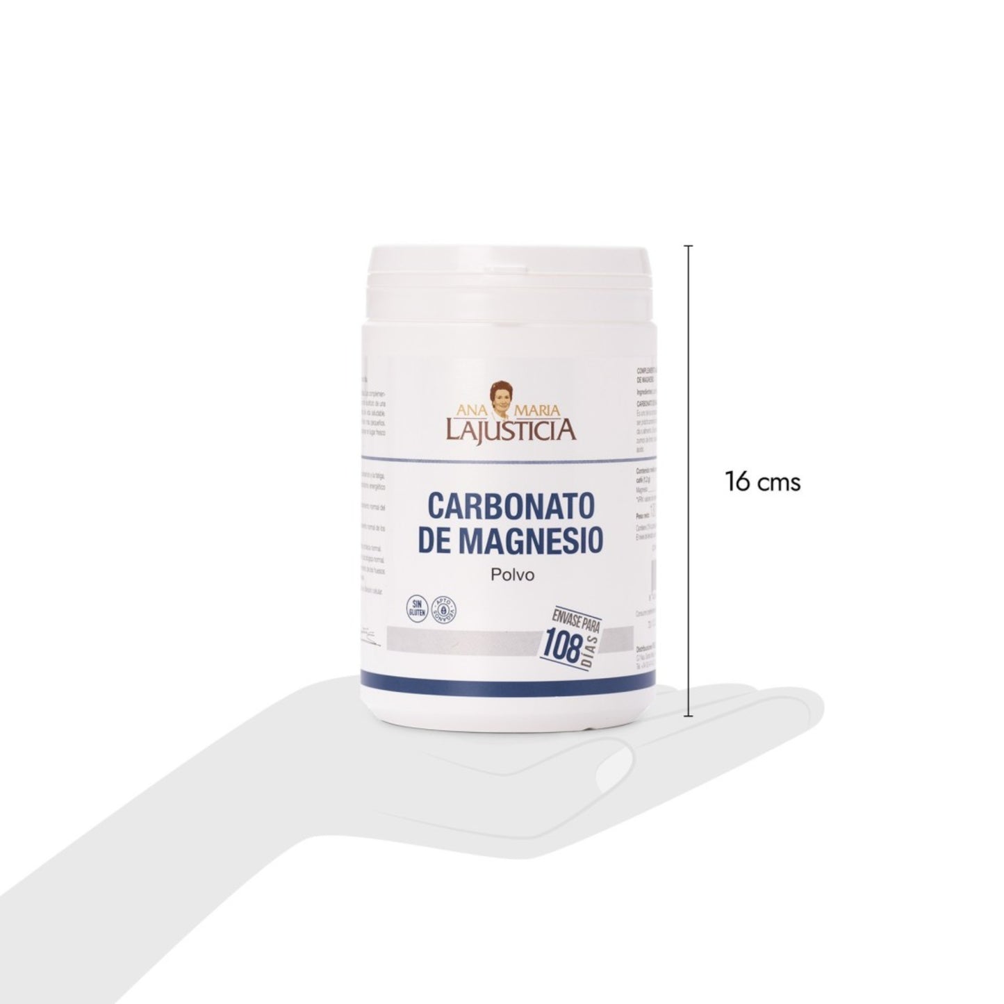 Carbonato de Magnesio en Polvo ANA MARÍA LAJUSTICIA (130 g) - Alivio de Cansancio, Bienestar Digestivo y Salud Muscular