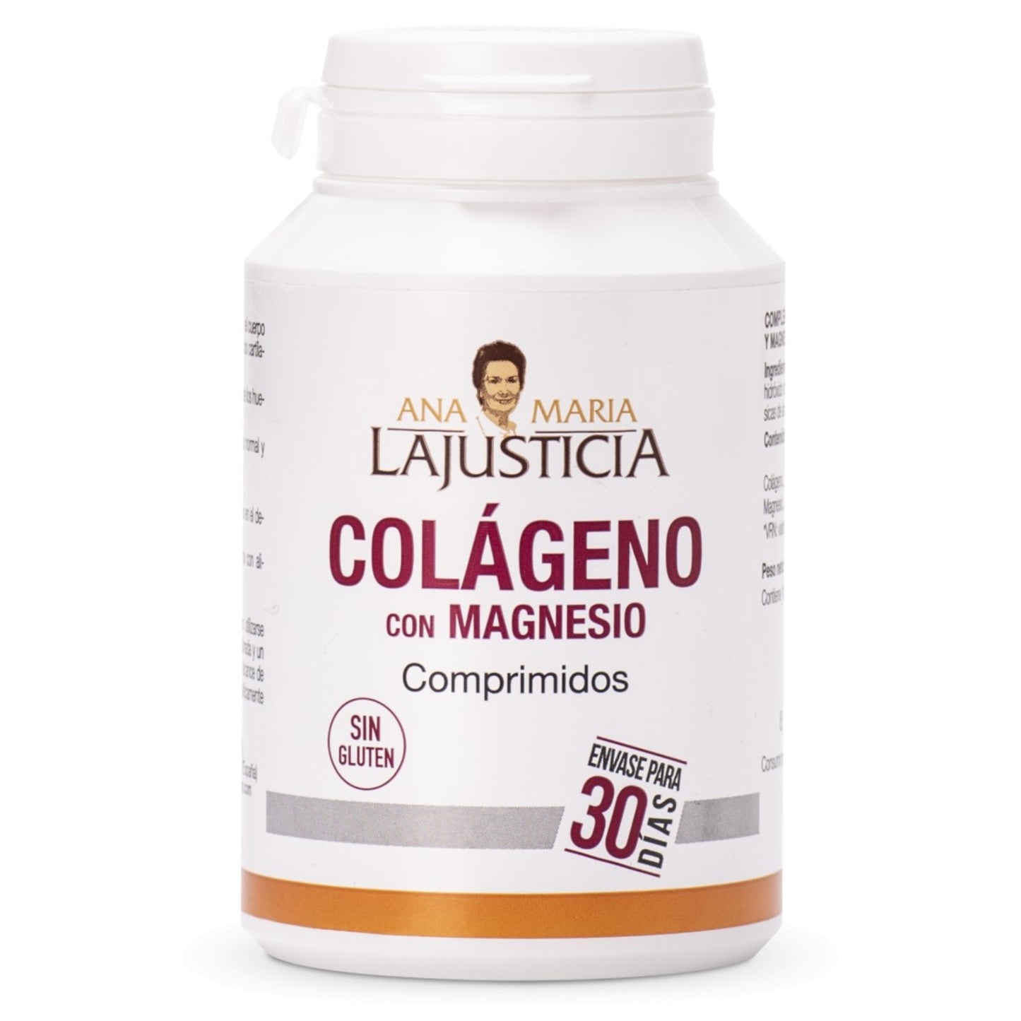 Colágeno con Magnesio ANA MARÍA LAJUSTICIA (180 Comprimidos) - Cuida Articulaciones, Huesos y Piel - Soporte Muscular y Regeneración