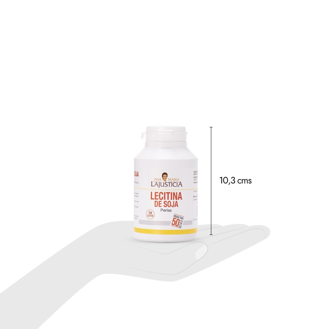 Lecitina de Soja ANA MARÍA LAJUSTICIA (300 Perlas) - Reduce el Colesterol y Mejora la Memoria - Salud Cardiovascular y Cerebral