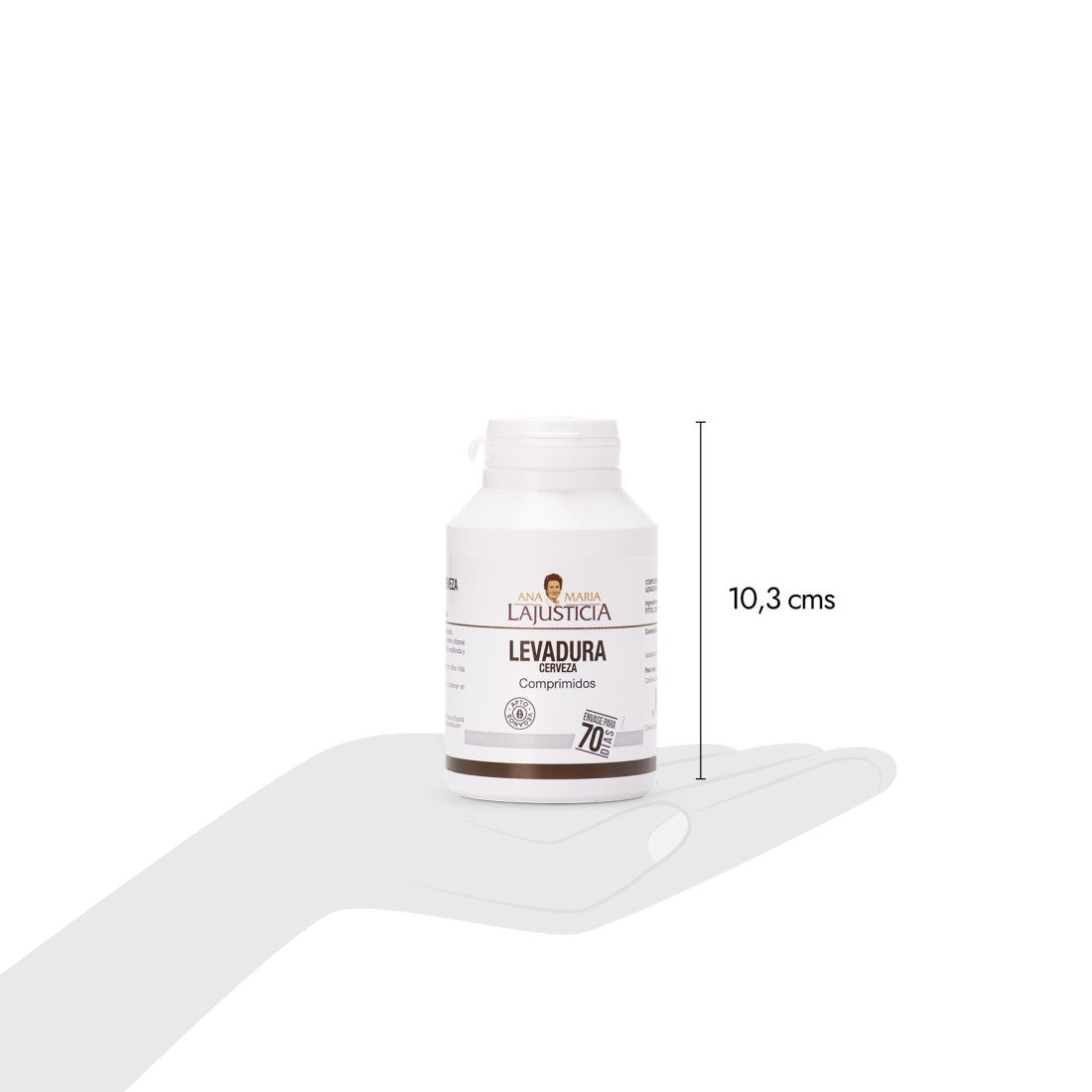 Levadura de Cerveza ANA MARÍA LAJUSTICIA (280 Comprimidos) - Rica en Vitaminas del Grupo B y Proteínas