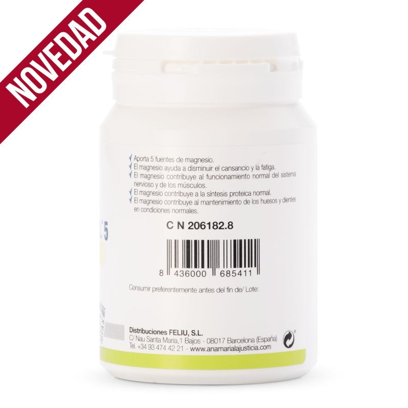 Magnesio Total 5 con Harpagofito ANA MARÍA LAJUSTICIA (70 Comprimidos) - Salud Articular, Relajación Muscular y Alta Absorción