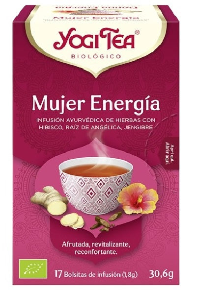 Té Yogi Mujer Energía Eco 17 Bolsitas: Tu Fuente de Vitalidad Natural