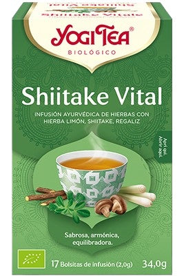 Té Yogi Shiitake Vital Eco - La Infusión que Revitaliza