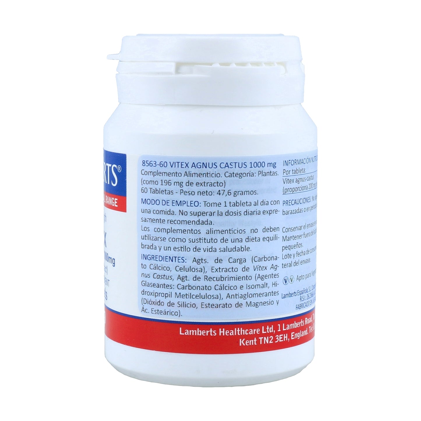 Vitex Agnus-Castus 60 Cápsulas - Equilibrio Hormonal Natural