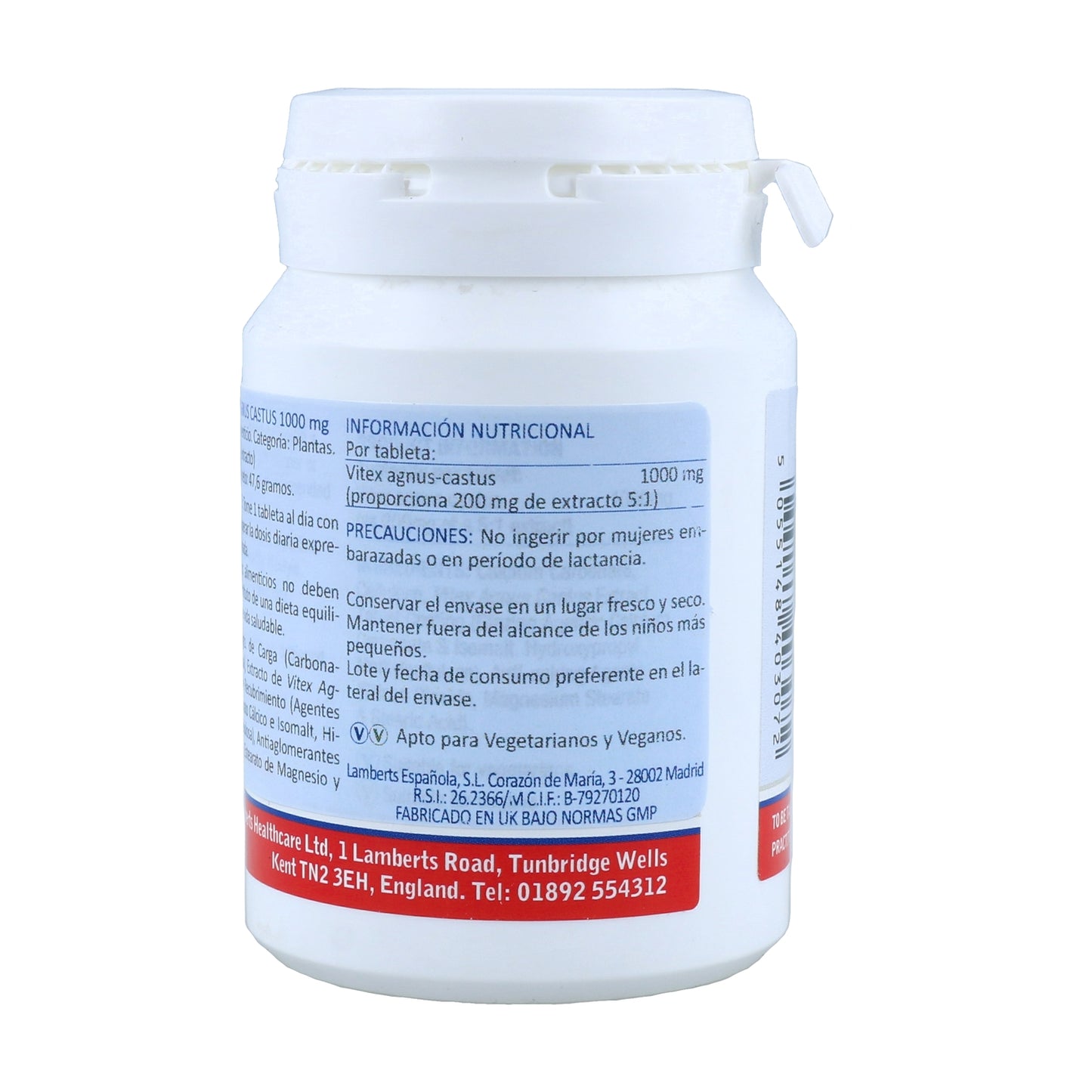 Vitex Agnus-Castus 60 Cápsulas - Equilibrio Hormonal Natural
