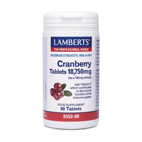 Arándano Rojo 60 Cápsulas Lamberts: Cuidado Premium para tu Salud Urinaria