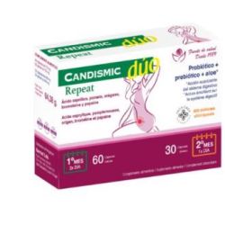 Candismic Duo Repeat (90 Cápsulas) - Tratamiento Integral en 2 Fases para Combatir y Prevenir la Candida Albicans