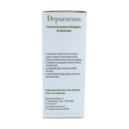 Depuratum® - Sirope Depurativo Natural 200 ml - Limpieza Completa del Organismo