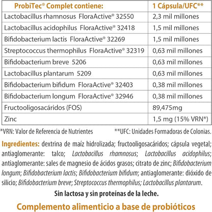 ProbiTec® Complet: Tu Aliado para una Microbiota Saludable y un Sistema Inmunitario Fuerte