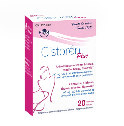 Cistoren Plus (20 Cápsulas) - Prevención y Tratamiento Natural de Infecciones Urinarias