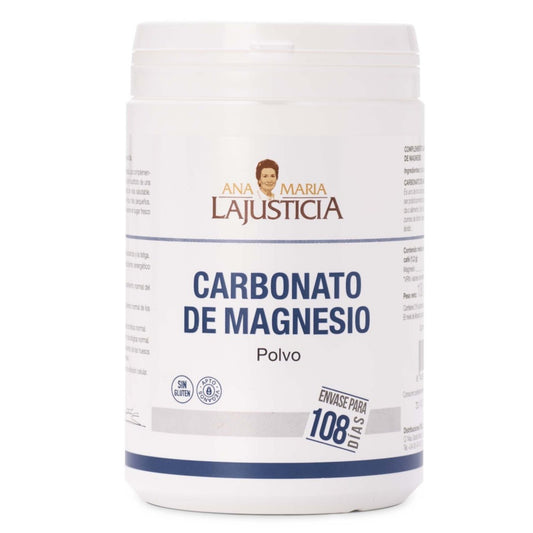 Carbonato de Magnesio en Polvo ANA MARÍA LAJUSTICIA (130 g) - Alivio de Cansancio, Bienestar Digestivo y Salud Muscular