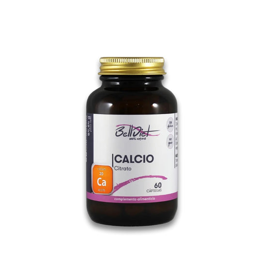 Citrato de Calcio (60 Cápsulas Vegetales) - Salud Ósea y Prevención de la Osteoporosis
