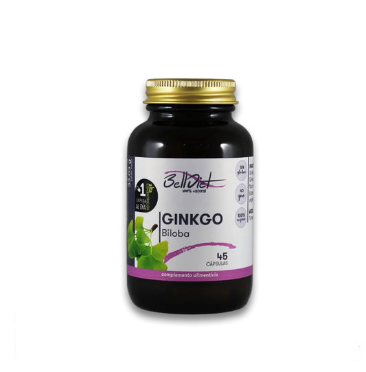 Ginkgo Biloba (45 Cápsulas Vegetales) - Mejora Circulación y Función Cognitiva