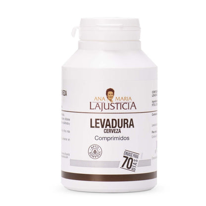 Levadura de Cerveza ANA MARÍA LAJUSTICIA (280 Comprimidos) - Rica en Vitaminas del Grupo B y Proteínas