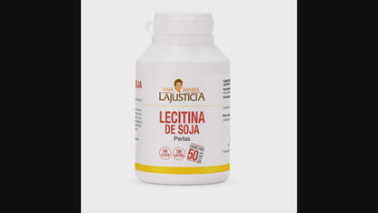 Lecitina de Soja ANA MARÍA LAJUSTICIA (300 Perlas) - Reduce el Colesterol y Mejora la Memoria - Salud Cardiovascular y Cerebral