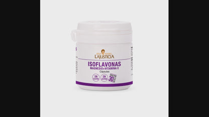 Isoflavonas con Magnesio y Vitamina E ANA MARÍA LAJUSTICIA (30 Cápsulas) - Apoyo Natural en la Menopausia y Antioxidante