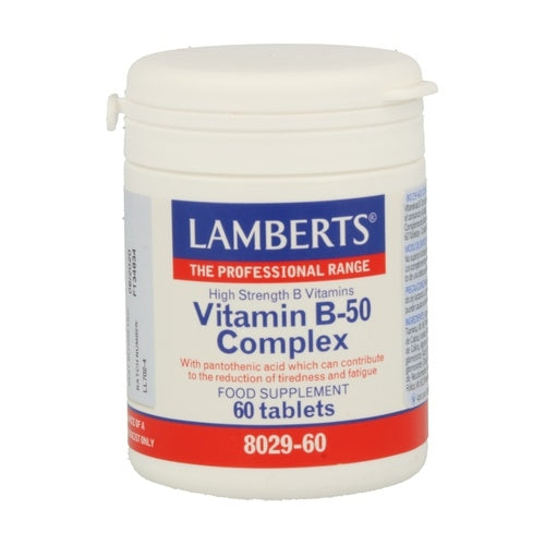 Complejo de Vitaminas B-50 de Lamberts: Fórmula Integral para tu Bienestar Diario